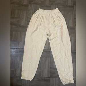 Women's Cream Joggers
